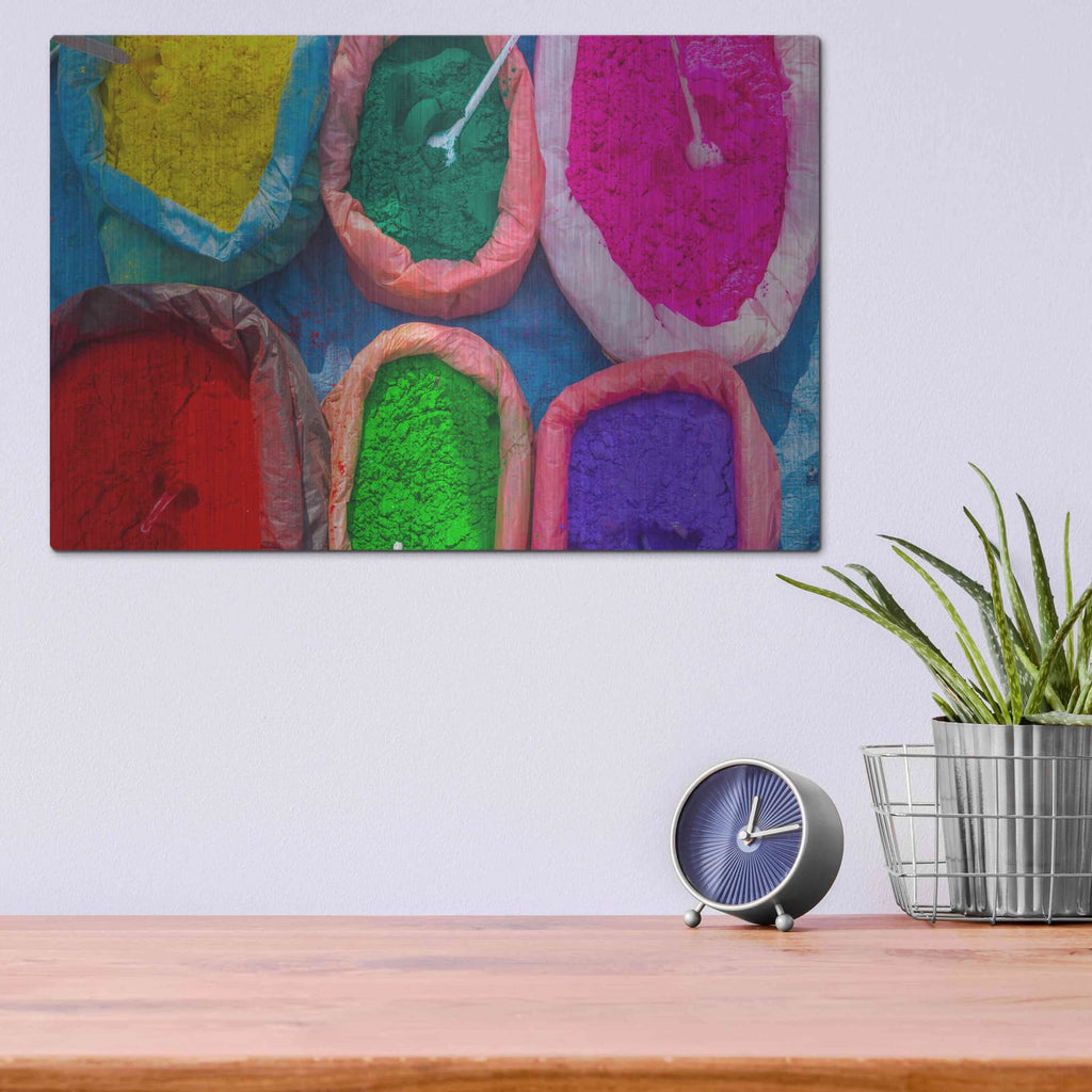 'Dry Powder' by Luxe Metal Portfolio – Metal Wall Art, 16x12 room view