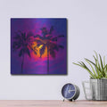 'Good Night Florida' by Luxe Metal Portfolio – Metal Wall Art, 12x12 room view