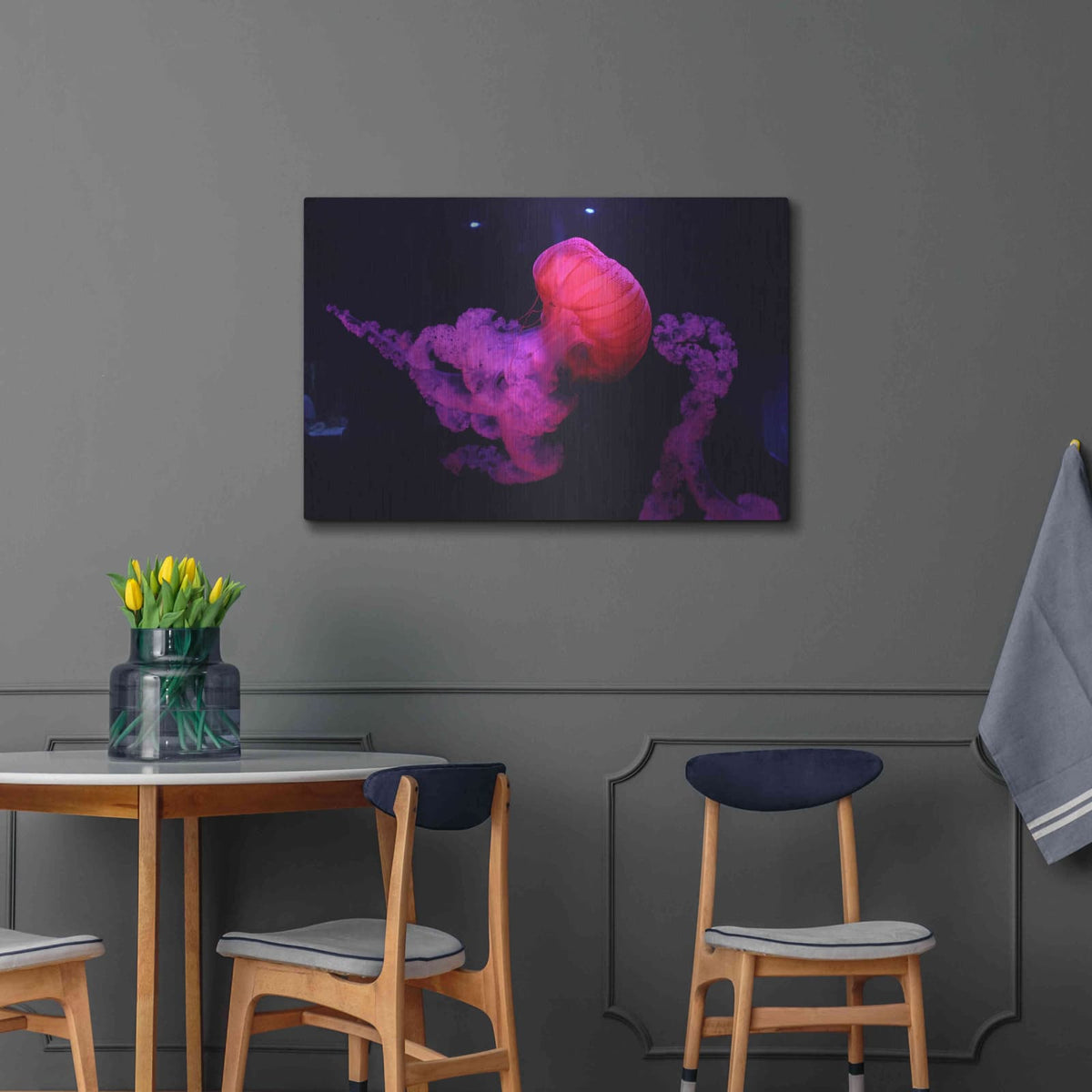 'Mushroom Cloud' by Luxe Metal Portfolio – Metal Wall Art, 36x24 room view