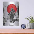 'The Last Samurai' by Luxe Metal Portfolio – Metal Wall Art, 12x16 room view