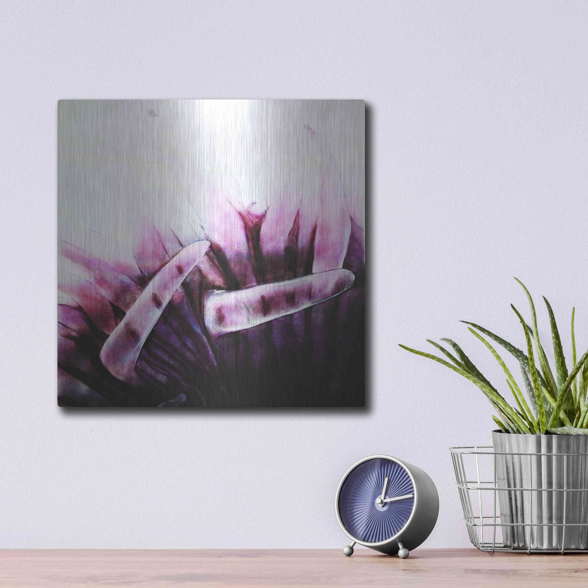 'Tentacles' by Rita Shimelfarb – Metal Wall Art, 12x12 room view