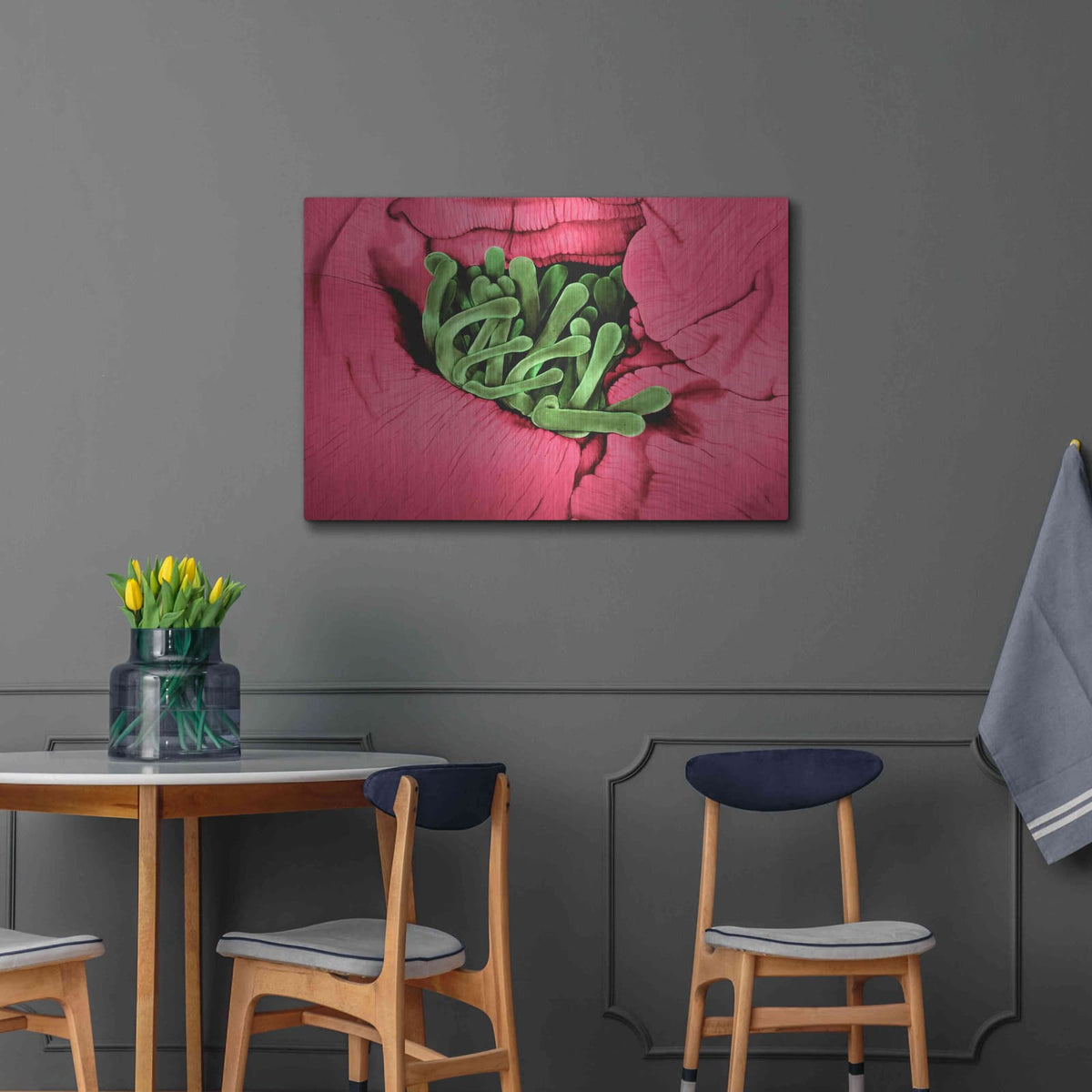 'Folds' by Rita Shimelfarb – Metal Wall Art, 36x24 room view