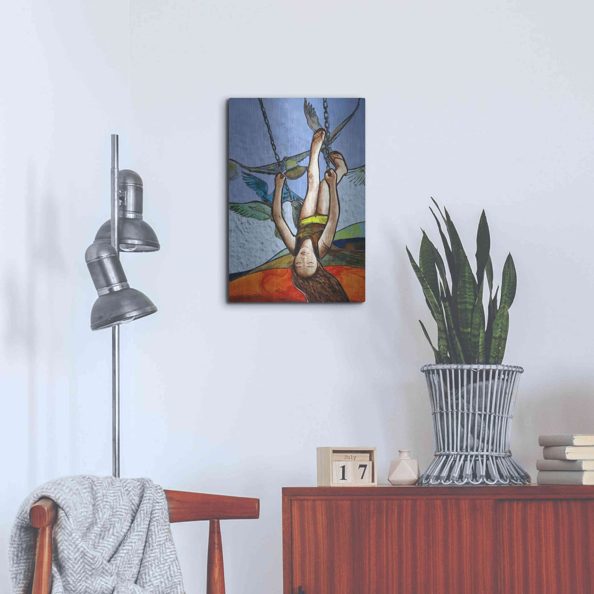 'Up' by Rita Shimelfarb – Metal Wall Art, 16x24 room view