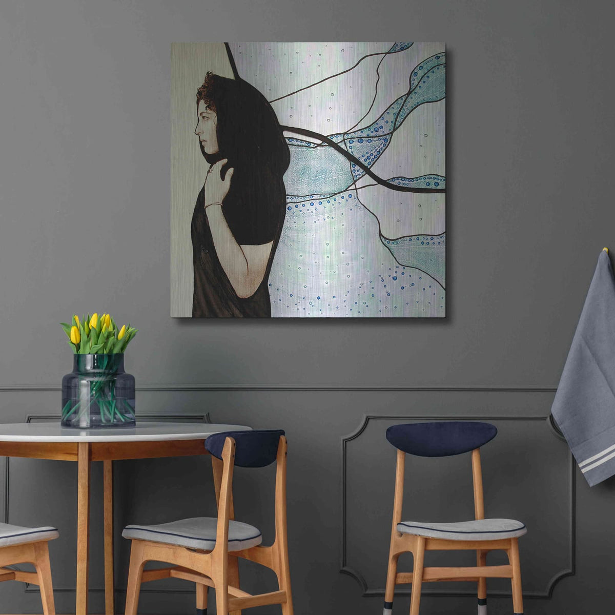 'Remembrance' by Rita Shimelfarb – Metal Wall Art, 36x36 room view