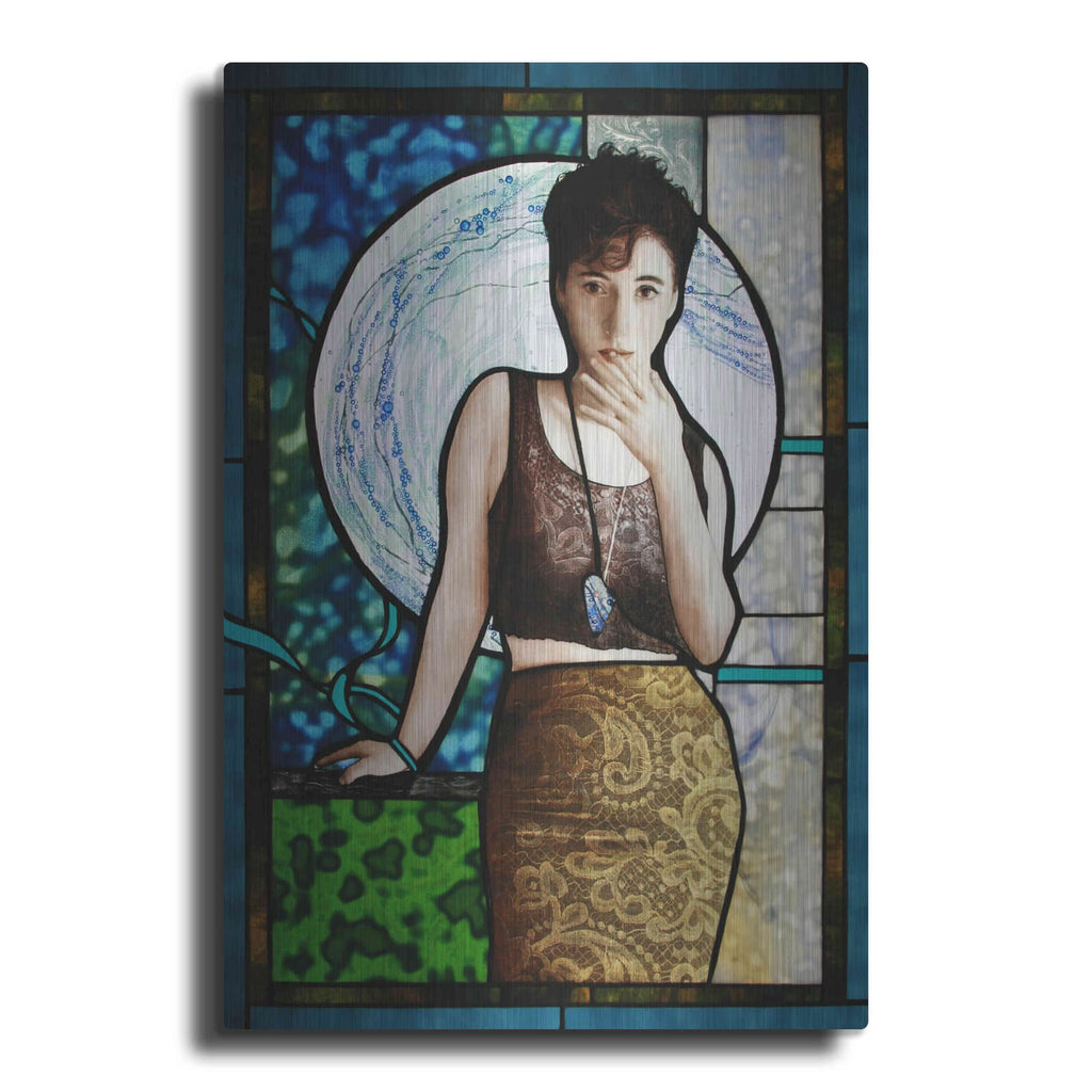 'Blueheart' by Rita Shimelfarb – Metal Wall Art