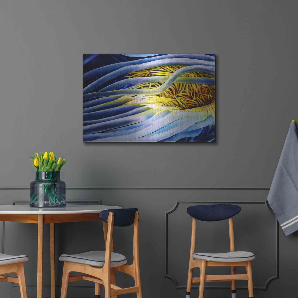 'Anemone Cerianthid' by Rita Shimelfarb – Metal Wall Art, 36x24 room view