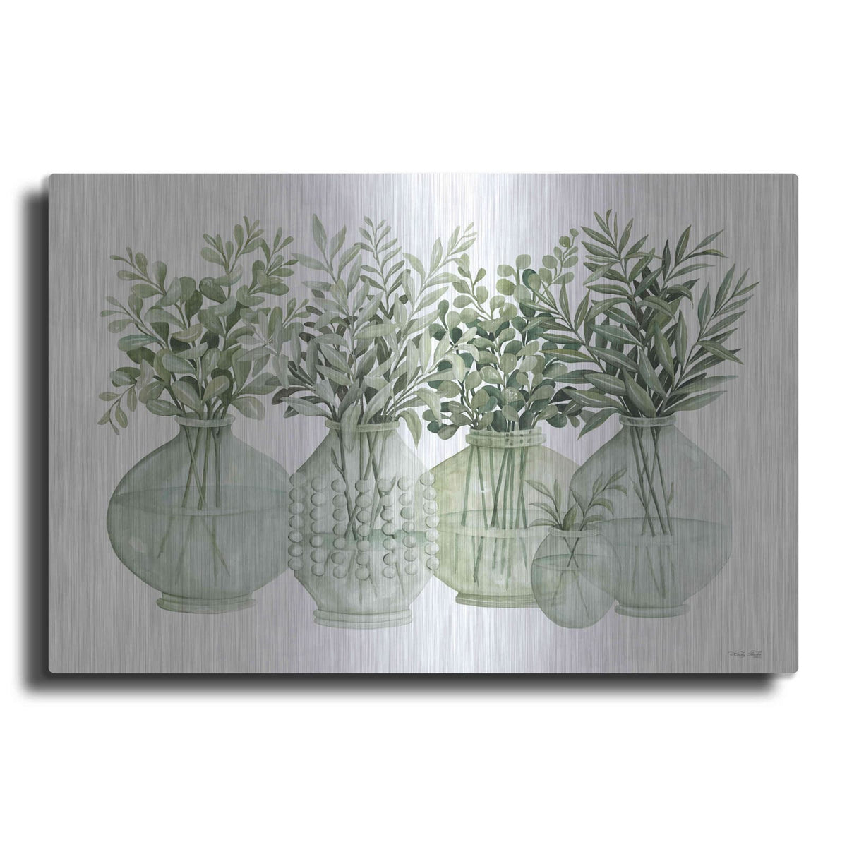 'Simply Sage II' by Cindy Jacobs – Metal Wall Art