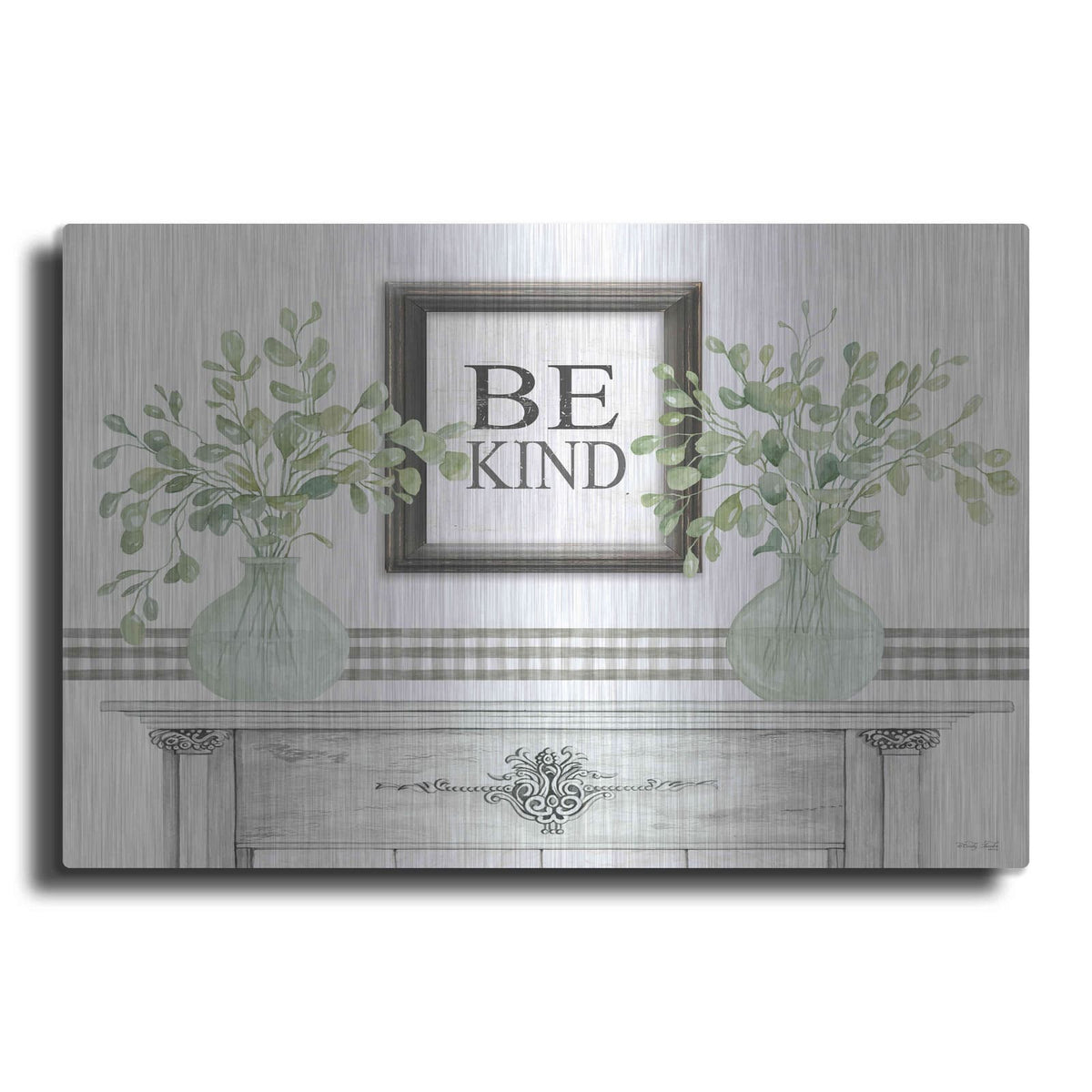 'Be Kind Table' by Cindy Jacobs – Metal Wall Art