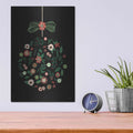 'Christmas Ornament I' by Cindy Jacobs – Metal Wall Art, 12x16 room view