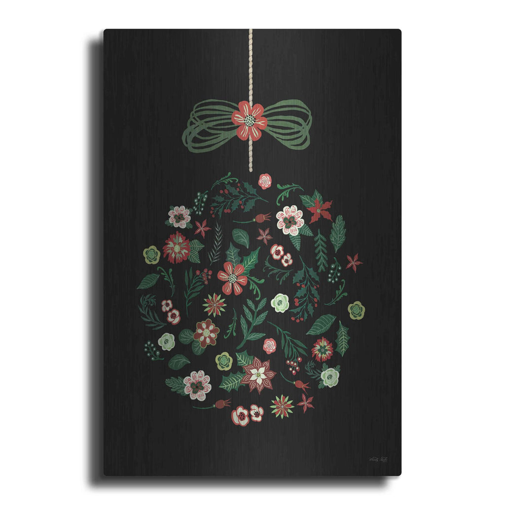 'Christmas Ornament I' by Cindy Jacobs – Metal Wall Art