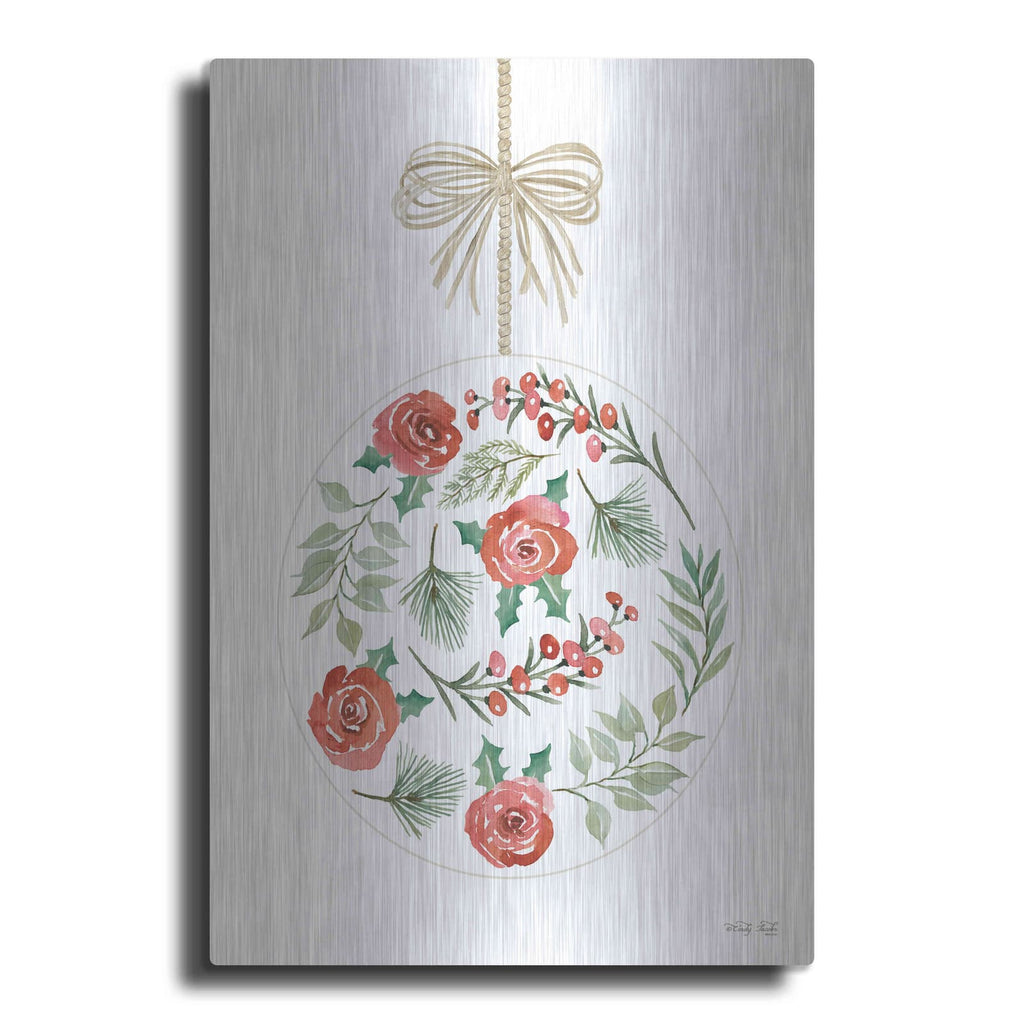 'Christmas Ornament IV' by Cindy Jacobs – Metal Wall Art