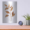 'Fall Leaf Stem IV' by Cindy Jacobs – Metal Wall Art, 12x16 room view