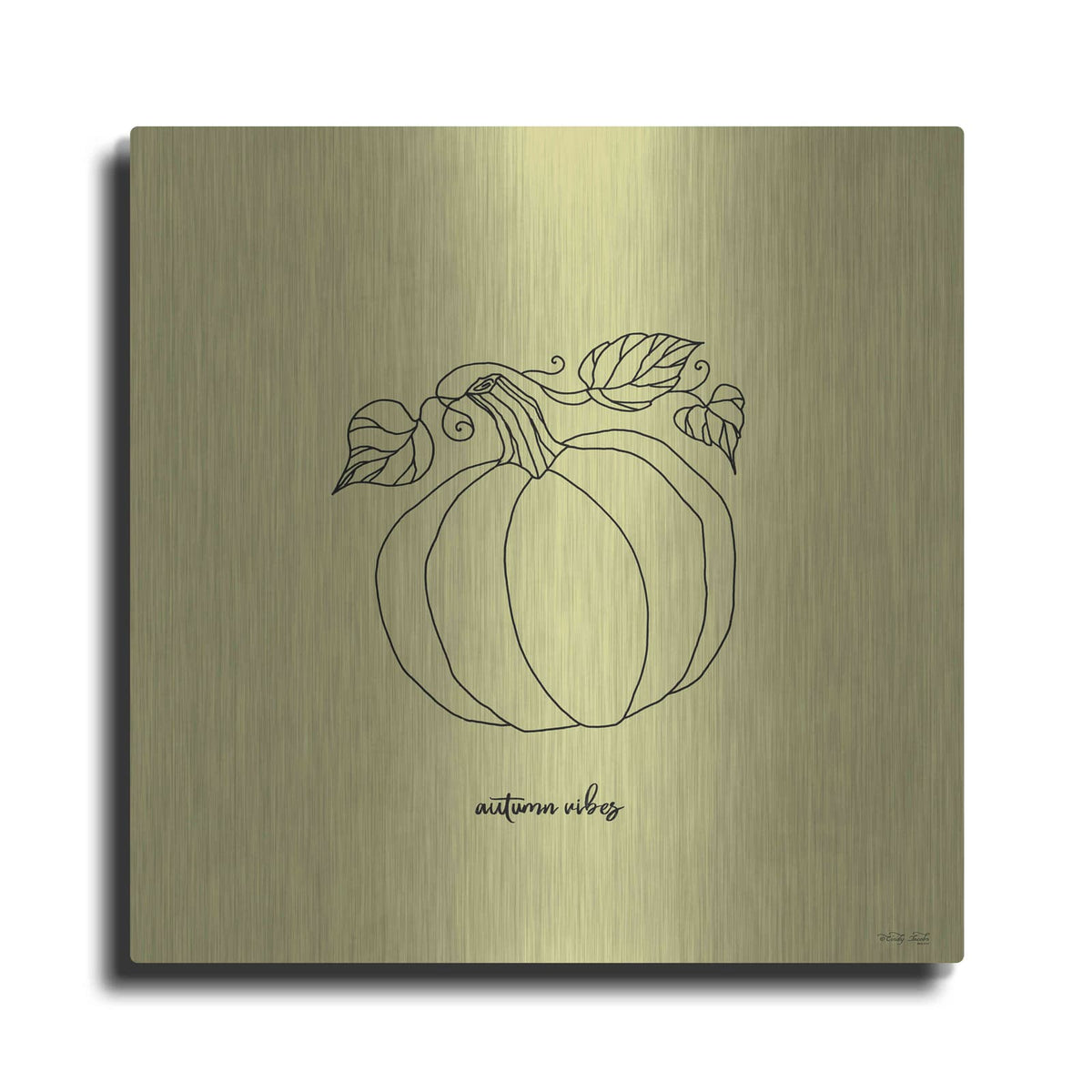 'Autumn Vibes' by Cindy Jacobs – Metal Wall Art