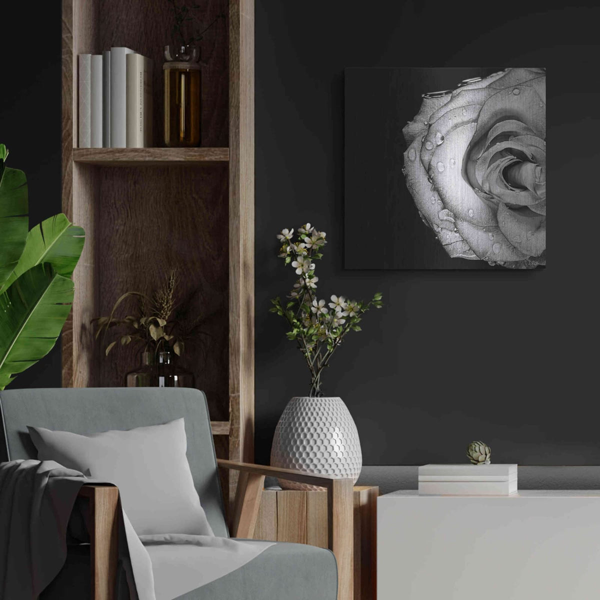 'Lost Love' by Donnie Quillen – Metal Wall Art, 24x24 room view