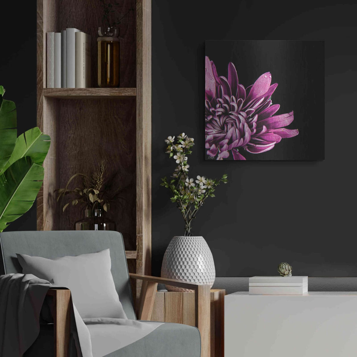'Love Intertwined I' by Donnie Quillen – Metal Wall Art, 24x24 room view