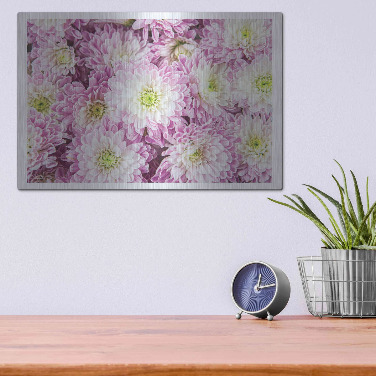 'Pretty in Purple I' by Donnie Quillen – Metal Wall Art, 16x12 room view
