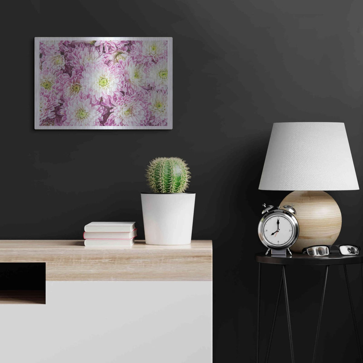 'Pretty in Purple I' by Donnie Quillen – Metal Wall Art, 24x16 room view