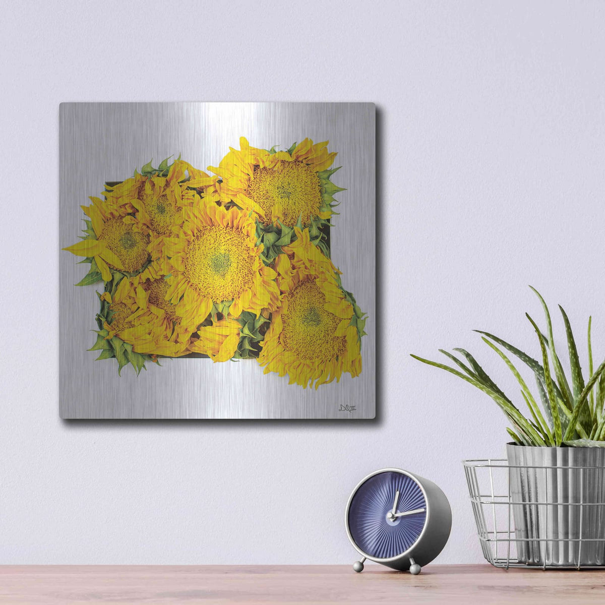 'Fall Feels II' by Donnie Quillen – Metal Wall Art, 12x12 room view
