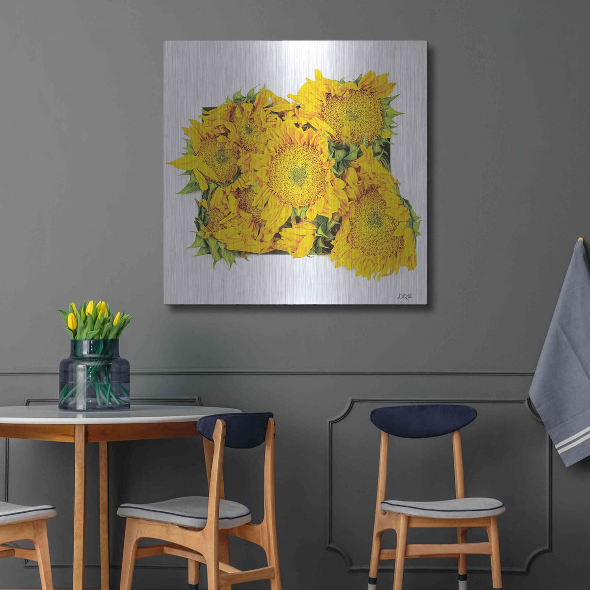 'Fall Feels II' by Donnie Quillen – Metal Wall Art, 36x36 room view
