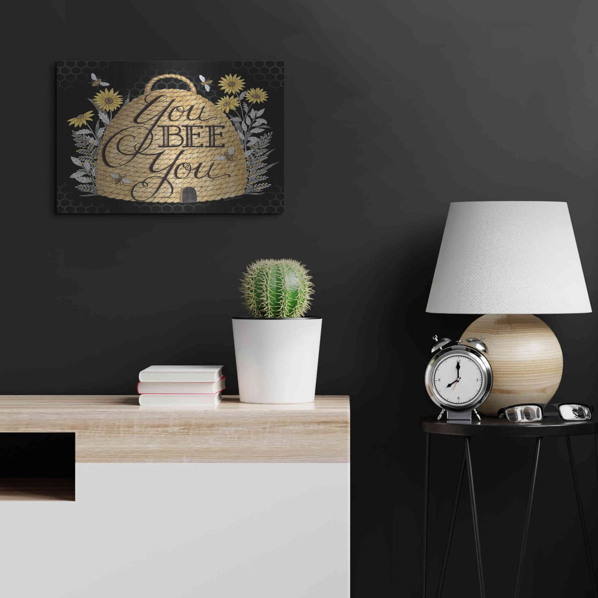 'You Bee You' by Deb Strain – Metal Wall Art, 24x16 room view