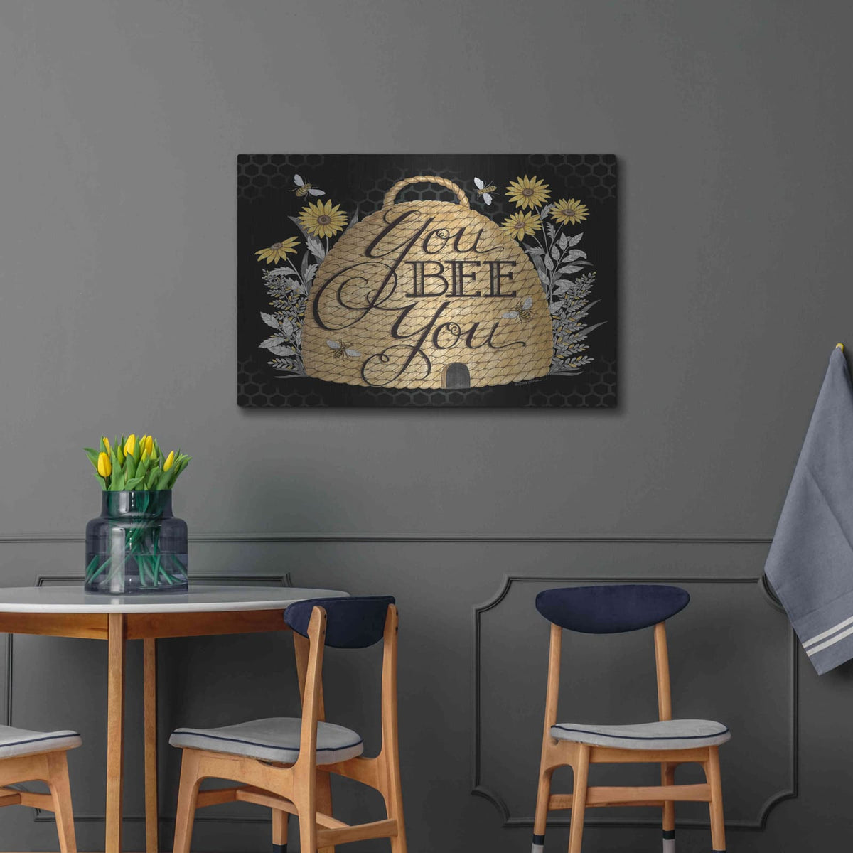 'You Bee You' by Deb Strain – Metal Wall Art, 36x24 room view