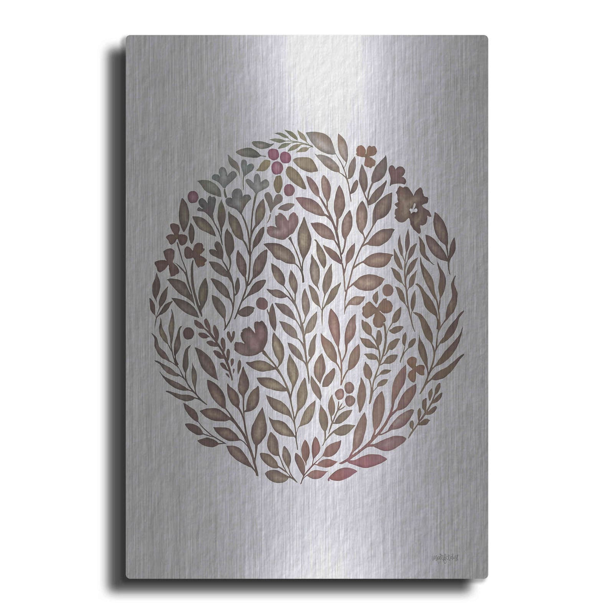 'Fall Florals' by Imperfect Dust – Metal Wall Art