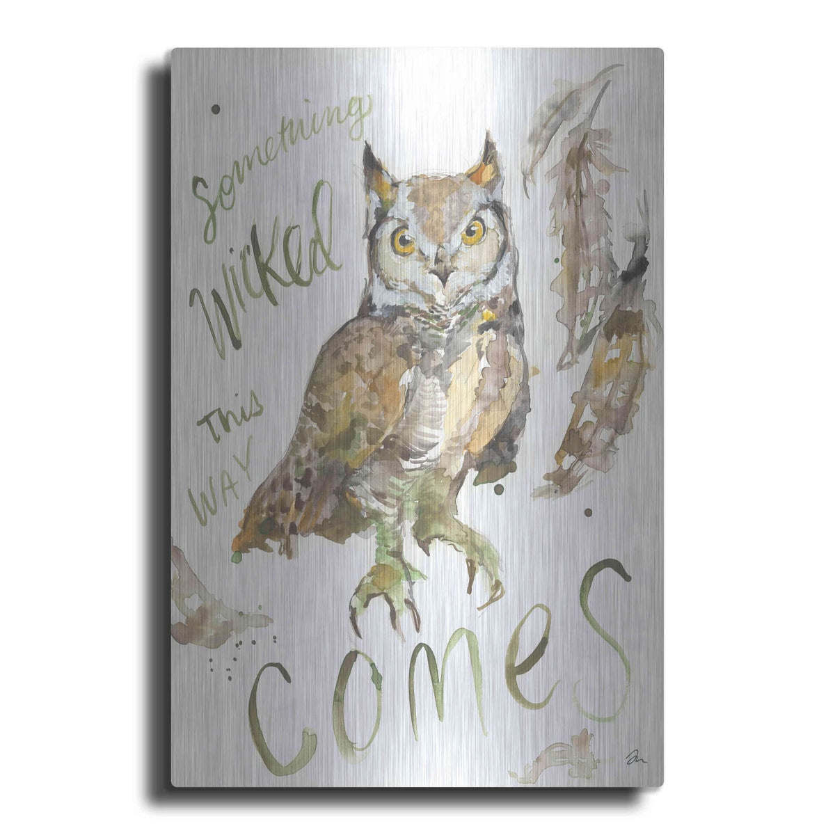 'Something Wicked' by Jessica Mingo – Metal Wall Art