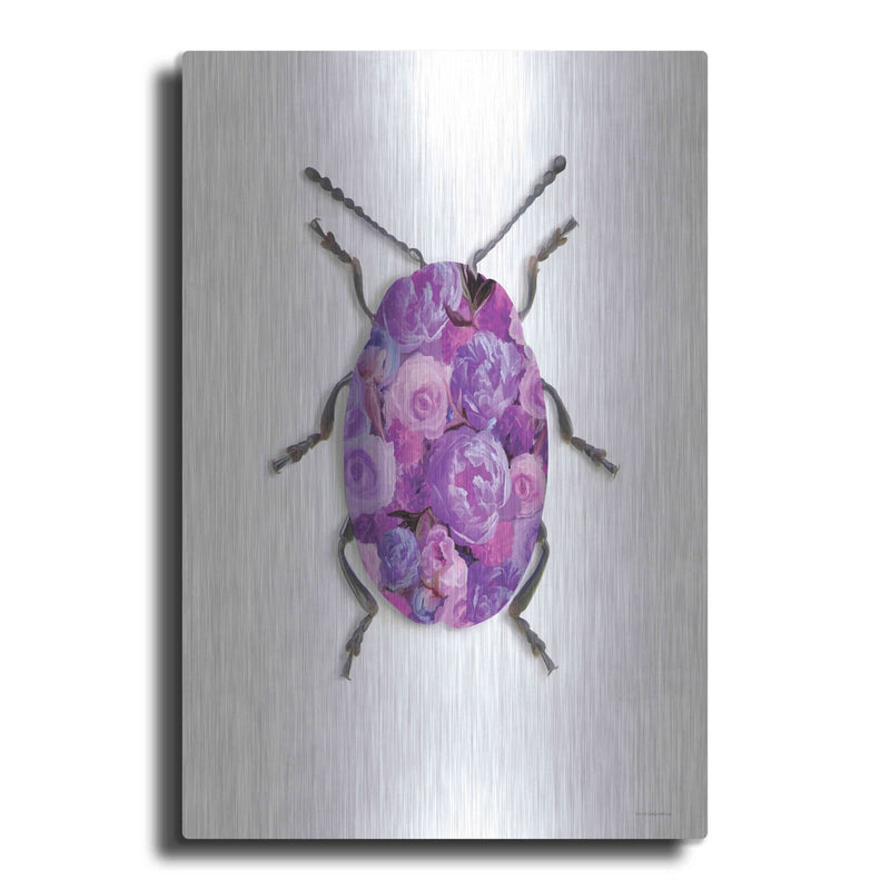 'Purple Camo' by Kamdon Kreations – Metal Wall Art