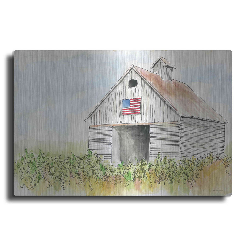 'Beautiful for Spacious Skies' by Kamdon Kreations – Metal Wall Art