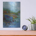 'Blue River' by Kamdon Kreations – Metal Wall Art, 12x16 room view
