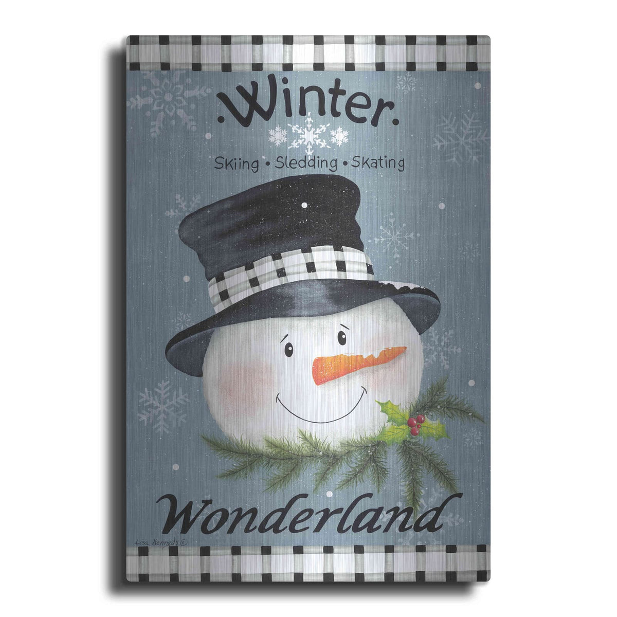 'Winter Wonderland' by Lisa Kennedy – Metal Wall Art