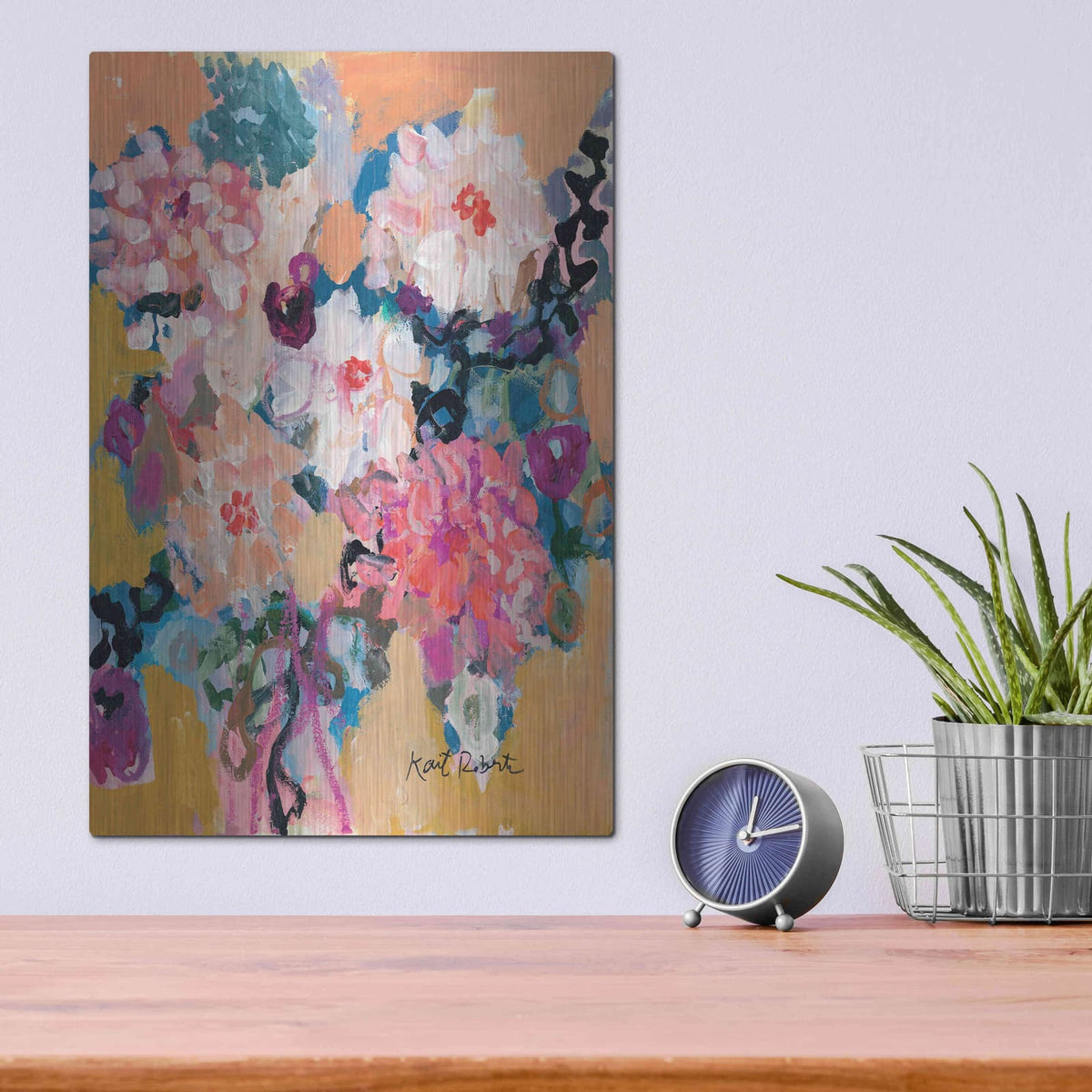 'Cultivate Creativity' by Kait Roberts – Metal Wall Art, 12x16 room view