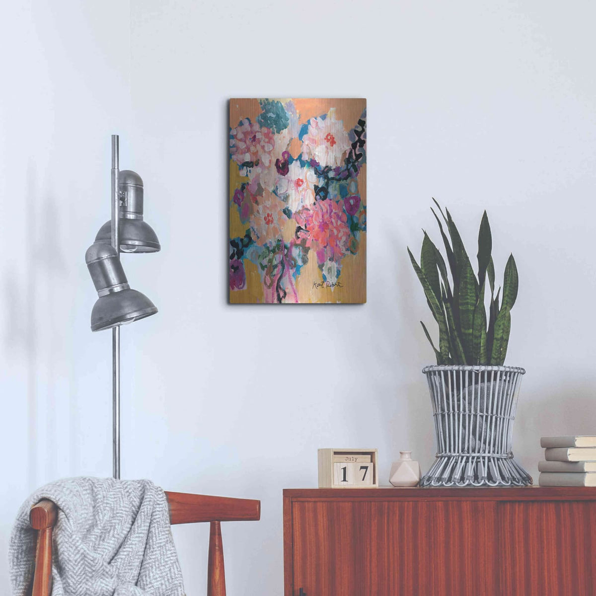 'Cultivate Creativity' by Kait Roberts – Metal Wall Art, 16x24 room view
