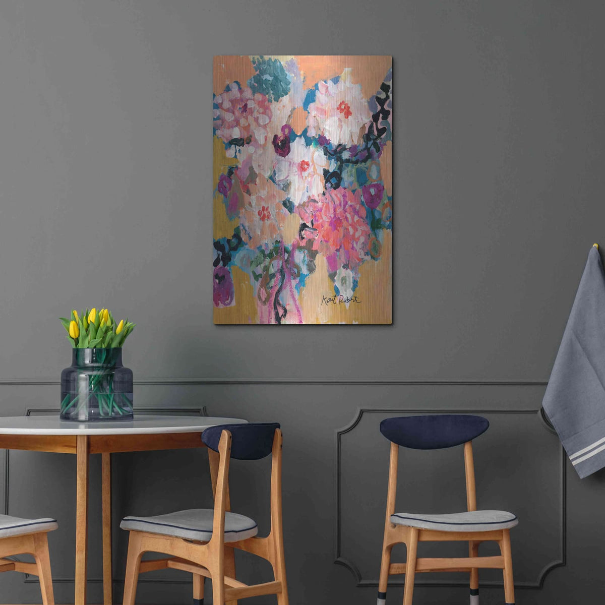 'Cultivate Creativity' by Kait Roberts – Metal Wall Art, 24x36 room view