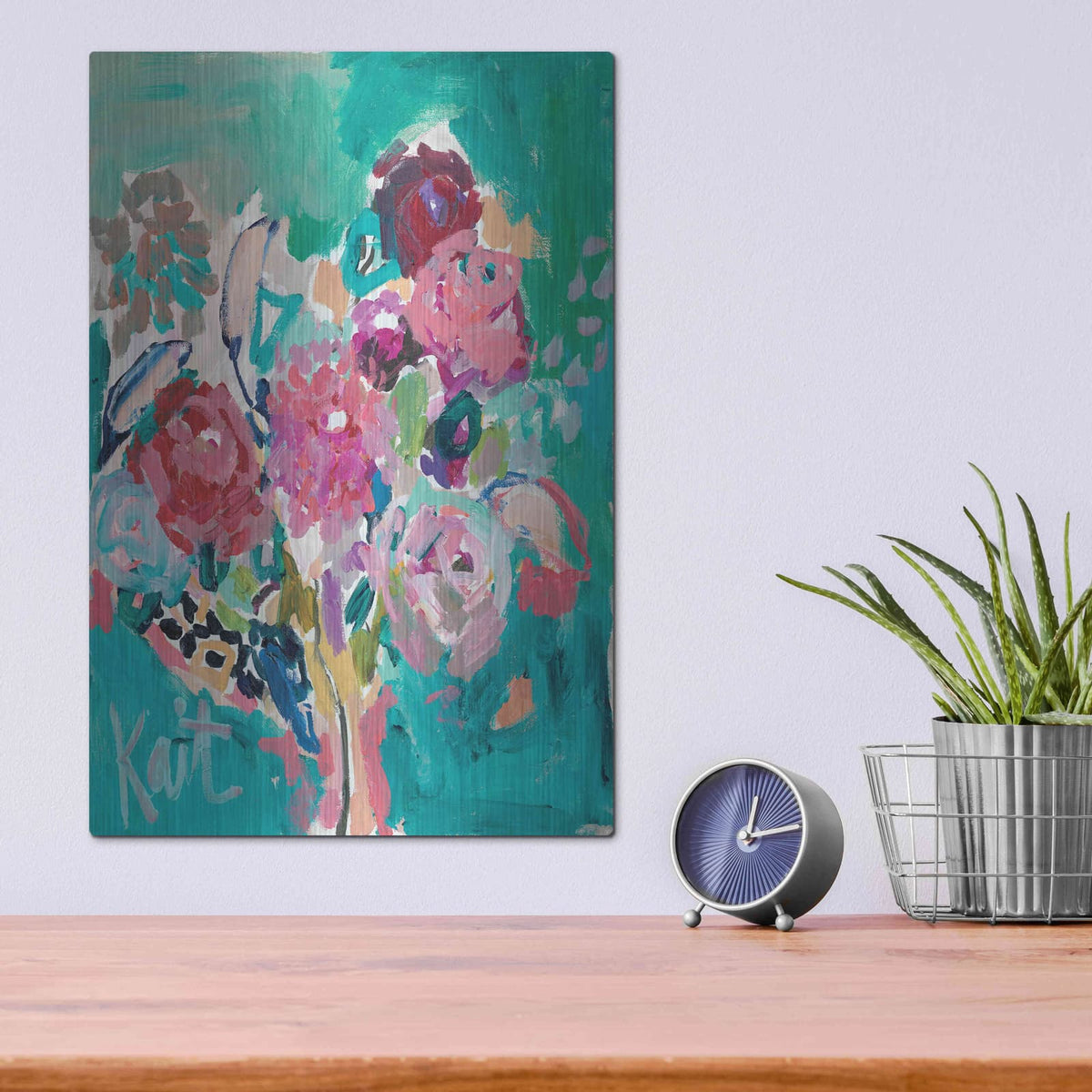 'Plant Beauty' by Kait Roberts – Metal Wall Art, 12x16 room view