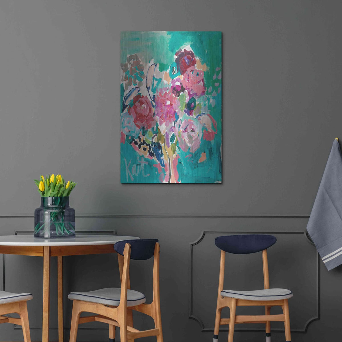 'Plant Beauty' by Kait Roberts – Metal Wall Art, 24x36 room view