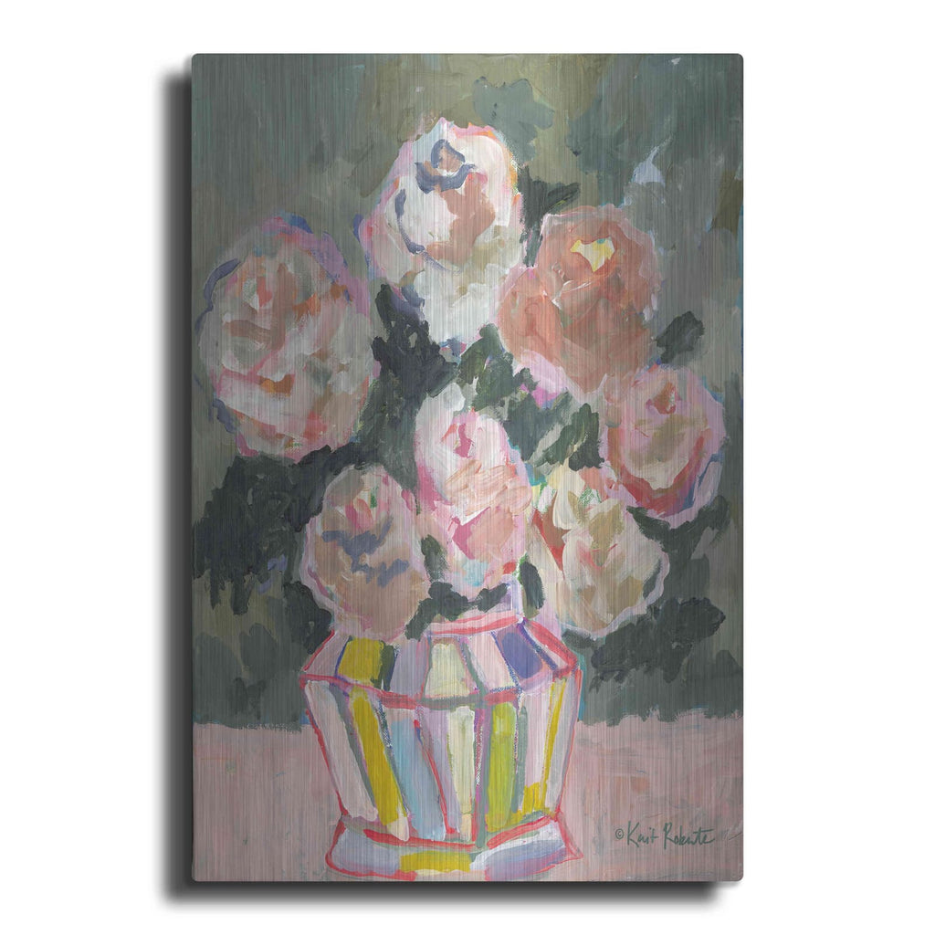 'Flowers for Brenda' by Kait Roberts – Metal Wall Art