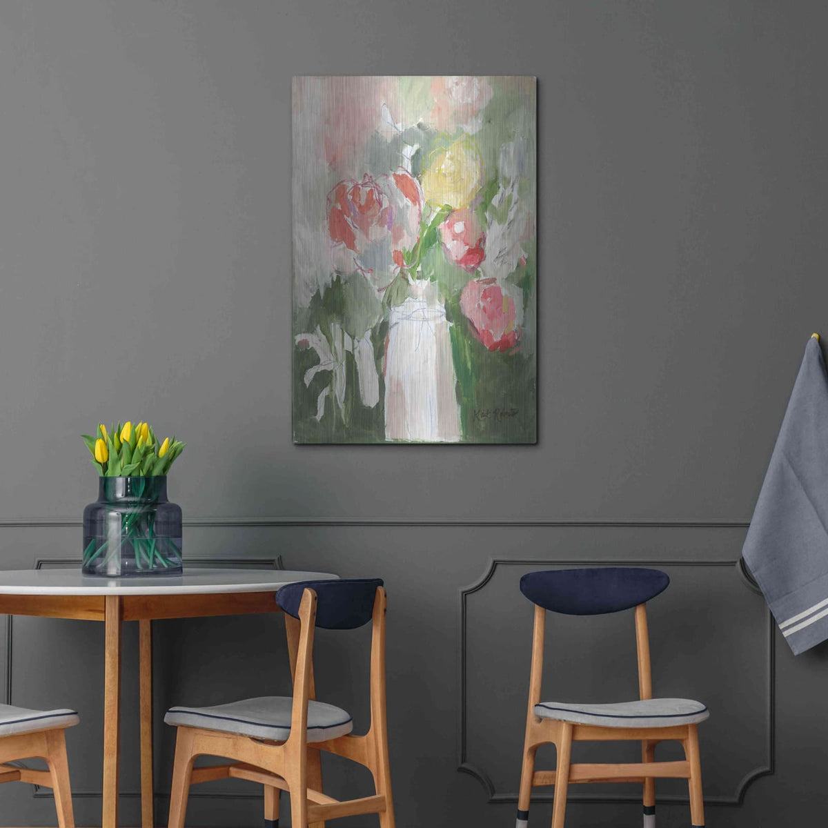 'Flowers for Diane' by Kait Roberts – Metal Wall Art, 24x36 room view