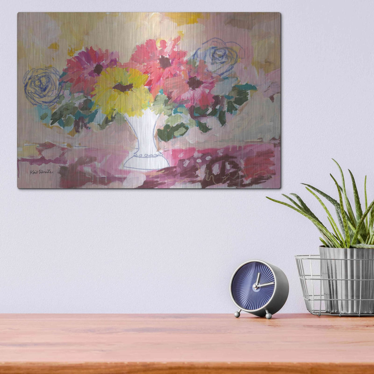 'It's All Good' by Kait Roberts – Metal Wall Art, 16x12 room view