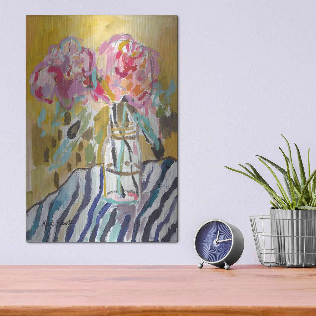 'Never Stop Making Wishes' by Kait Roberts – Metal Wall Art, 12x16 room view