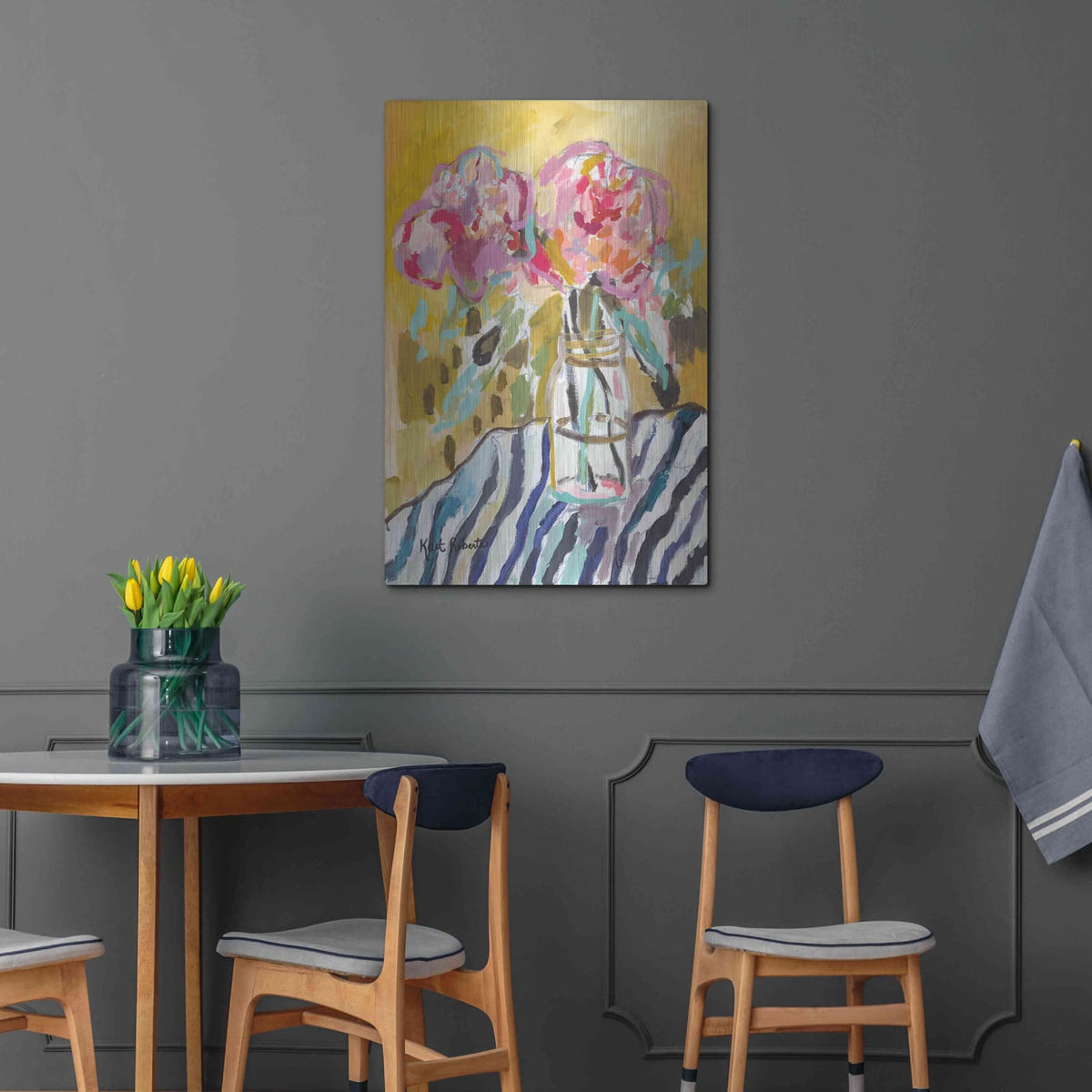 'Never Stop Making Wishes' by Kait Roberts – Metal Wall Art, 24x36 room view