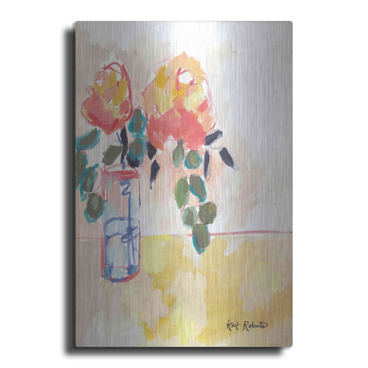 'Flowers for Judy' by Kait Roberts – Metal Wall Art