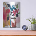 'Red Lipstick' by Kait Roberts – Metal Wall Art, 12x16 room view