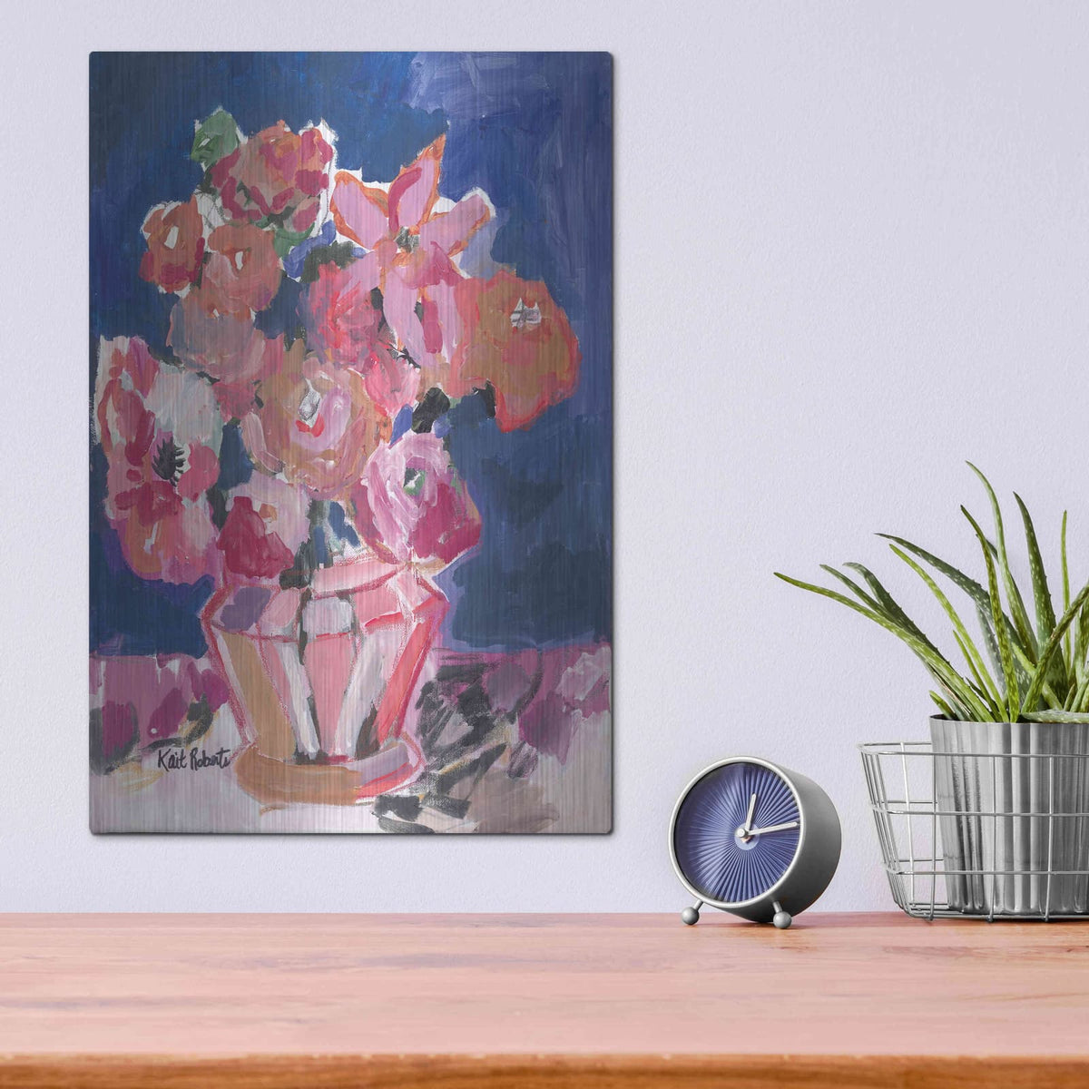 'Flowers for Barbara' by Kait Roberts – Metal Wall Art, 12x16 room view