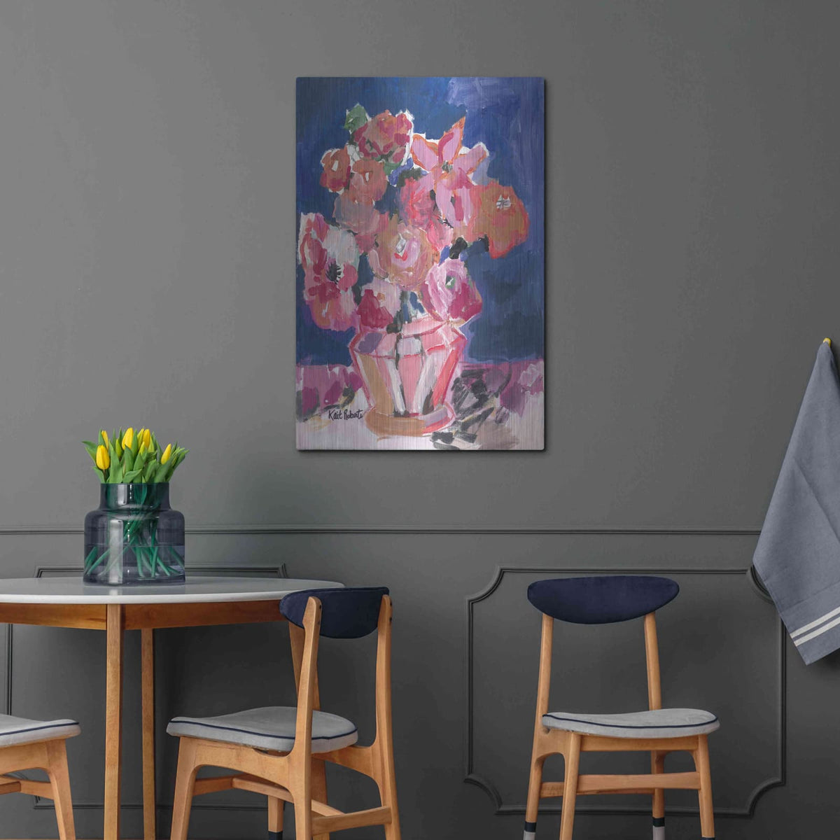 'Flowers for Barbara' by Kait Roberts – Metal Wall Art, 24x36 room view