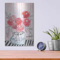'Pink Lipstick' by Kait Roberts – Metal Wall Art, 12x16 room view