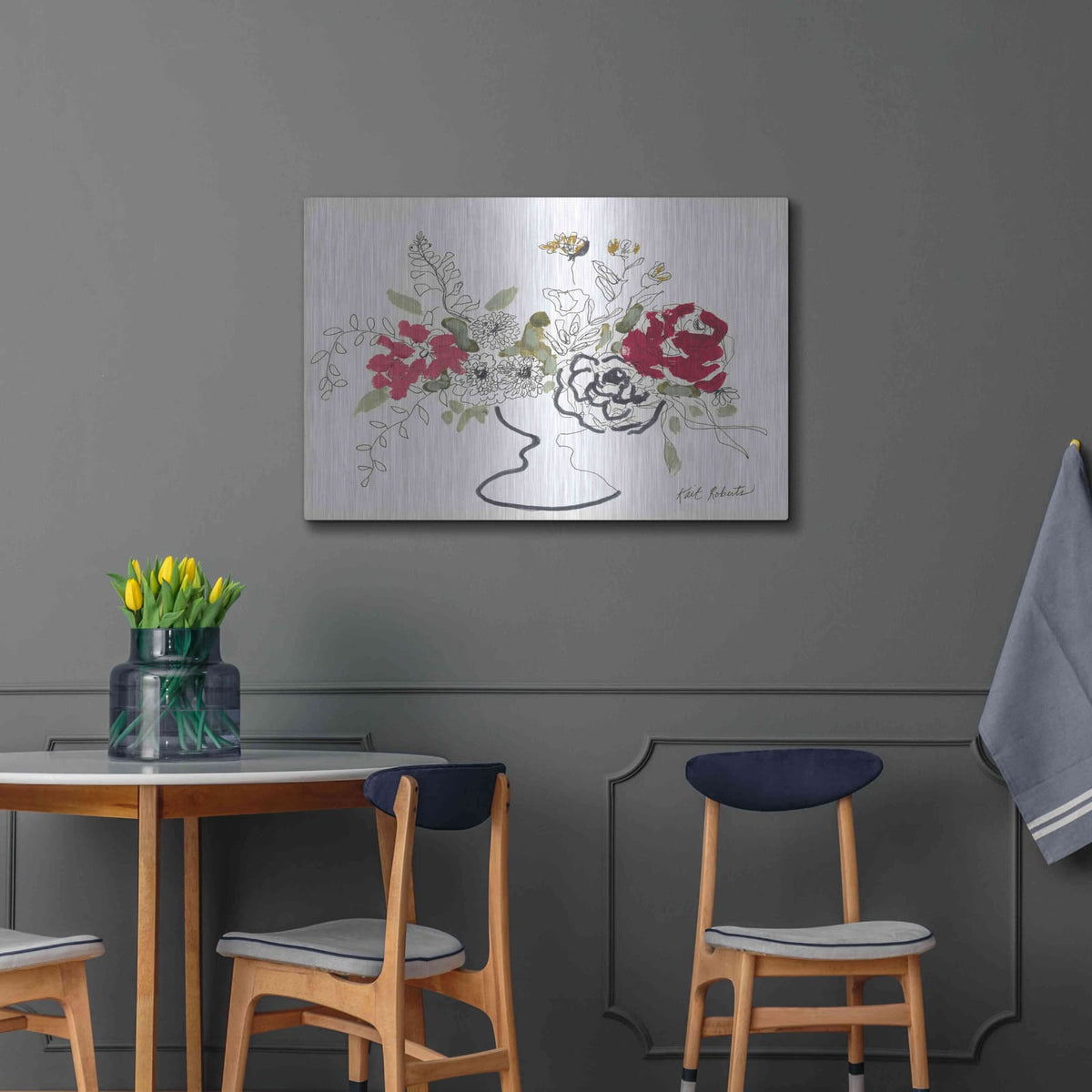 'Grow With Me' by Kait Roberts – Metal Wall Art, 36x24 room view
