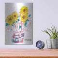 'Sunny Blooms' by Kait Roberts – Metal Wall Art, 12x16 room view