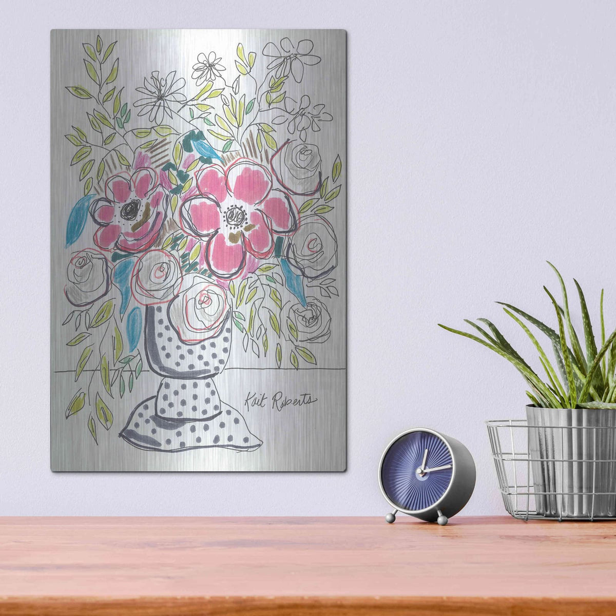 'You Are Loved' by Kait Roberts – Metal Wall Art, 12x16 room view