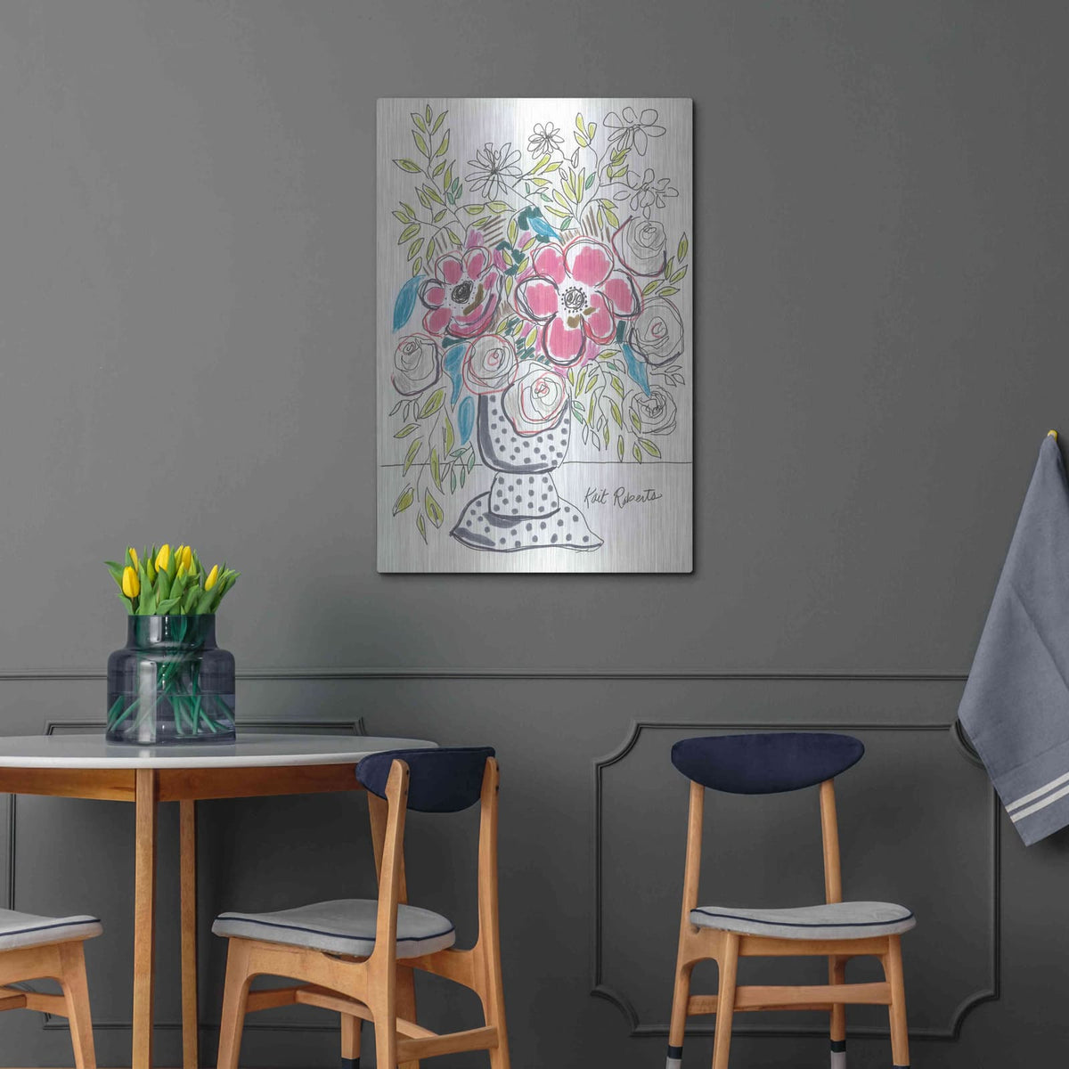 'You Are Loved' by Kait Roberts – Metal Wall Art, 24x36 room view
